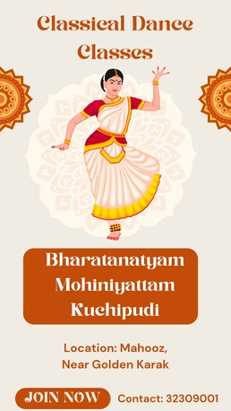 Mahooz, Creative, Indian Classical Dance Classes