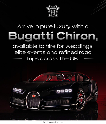 London, Automotive, Luxury Bugatti Chiron Hire Across The UK