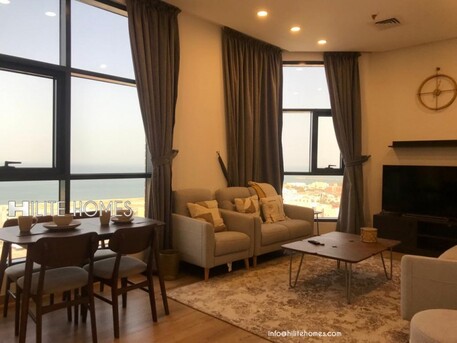 Kuwait City, Apartments/Houses, KWD 600/month,  2 BR,  Brand New Sea View Apartment Available In Sabah Al Salem