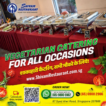 Singapore, Food Delivery, Vegetarian Restaurants Singapore | Shivam Restaurant