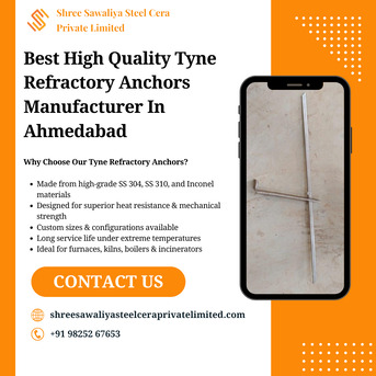 Ahmedabad, Materials, Buy SS Tyne Refractory Anchor At Lowest Price In Gujarat