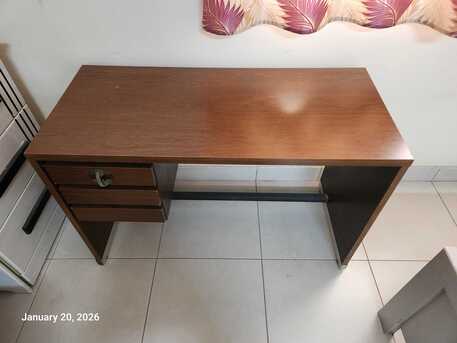 Dammam, Furniture, SAR 150,  Home / Office Computer Desk With Chair In Good Condition