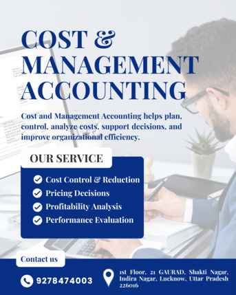 Lucknow, Accounting, Professional Cost & Management Accounting Services
