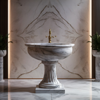 New Delhi, Furniture, Luxury Natural Stone Basins For Bathrooms | Stone Sculpteur