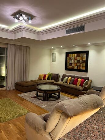 Cairo, Apartments/Houses, EGP 76000/month,  Furnished,  3 BR,  Three Bedrooms With Private Garden For Rent In Lake View Compound