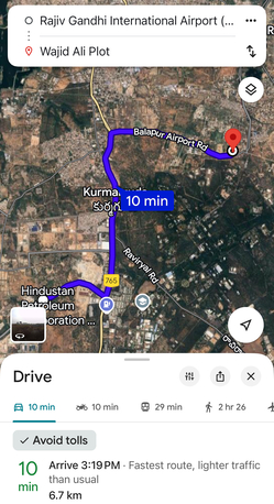 Hyderabad, Farm & Garden, INR 43000,  Land For Sale 300 Sqrd By Owner At Balapur AirPort Road.