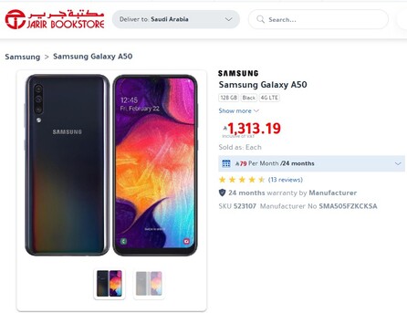 Al Malaz, Mobile Phones, SAR 650,  Urgent Sale Samsung A50 6GB RAM - 128GB MCard