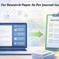 Abstract For Research Paper As Per Journal Guidelines