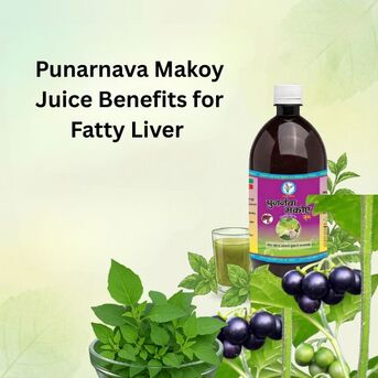 Mumbai, Health & Beauty Items, INR 565,  Punarnava Makoy Juice Benefits For Fatty Liver | Bharat Gram Udyog Sangh