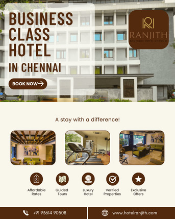Chennai, Travel, The Best Business Class Hotel In Chennai