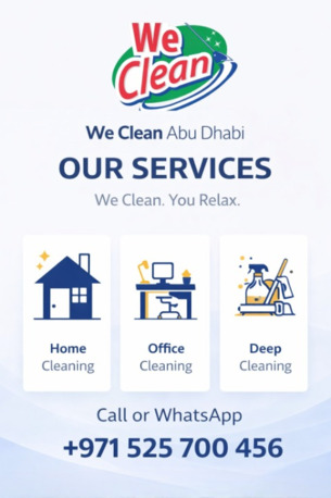 Dubai, Jobs, WeClean Cleaning Company Is Seeking Reliable And Hardworking Cleaners To Join Our Team In