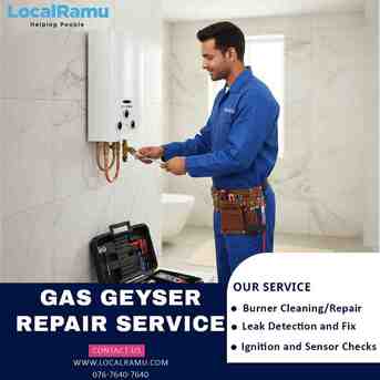 Bangalore, Household, Gas Geyser Service By LocalRamu With Skilled Technicians In Bangalore