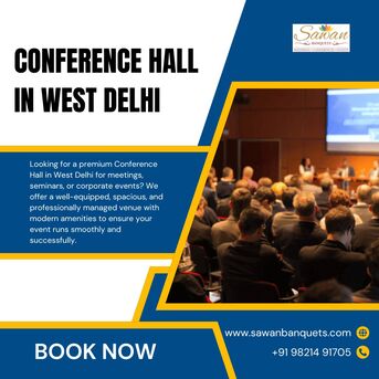 New Delhi, Food, Conference Hall In West Delhi