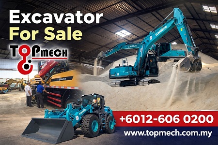 Kuala Lumpur, Industrial Machinery, Excavator For Sale In Malaysia For Construction Projects