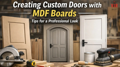 Ahmedabad, Furniture, Professional Tips For Crafting Custom MDF Doors&mdash;Expert Guide