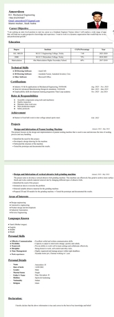 Dammam, Job Seekers, Mechanical Engineer