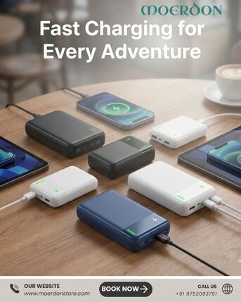 Bhopal, Electronics, INR 8999,  Fast Charging Power Bank At Moerdonstore!
