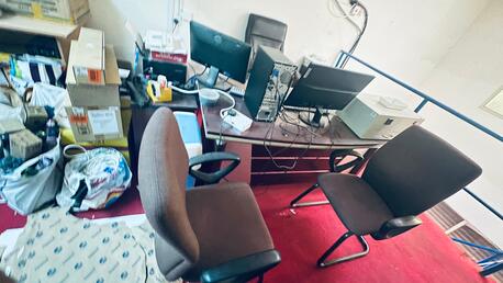 Salmabad, Household Items, BHD 70,  OFFICE TABLE SET FOR SALE IN GOOD CONDITION