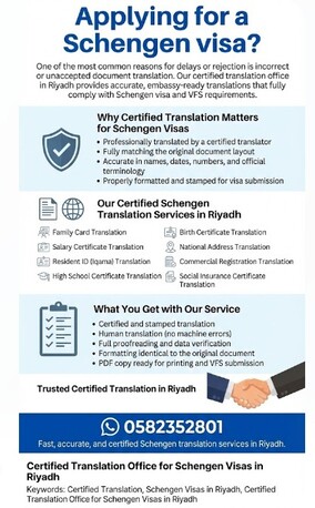 Riyadh, Translation, Certified Translation Office For Schengen Visas In Riyadh