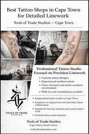 Cape Town, Artists, Best Tattoo Shops In Cape Town For Detailed Linework At Tools Of Trade