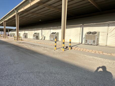 Doha, Materials, TENT 90MTR X 20MTR WITH TOILET AND AC AND ACCESSORIES