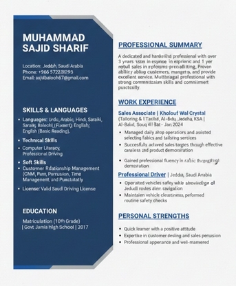 Al Balad, Job Seekers, Sajid Baloshi