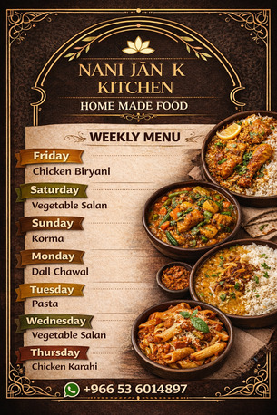 Al Safa, Food & Drink, Home Made Desi Food ( Weekly And Monthly Plan)