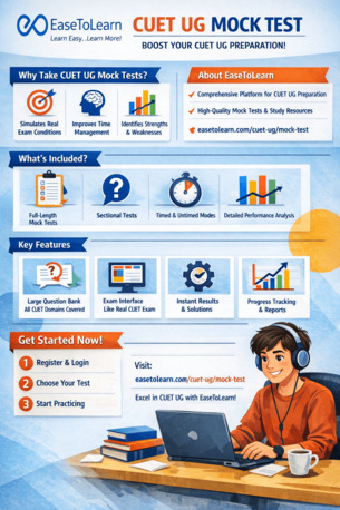 Mumbai, Education, Online CUET UG Mock Test 2026 | Real Exam Pattern Practice By EaseToLearn