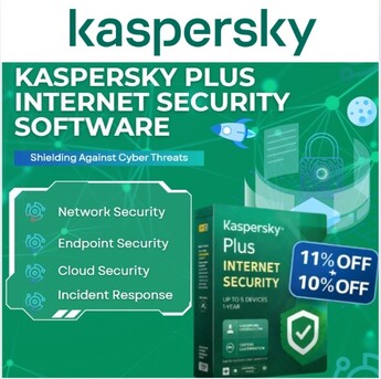Dubai, Software, Kaspersky Promo Code: Save 11% + Extra 10% Off On Kaspersky Plus Internet Security Softwar