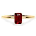 USD 3663,  Buy Emerald Cut Ruby Ring Online - GemsNY
