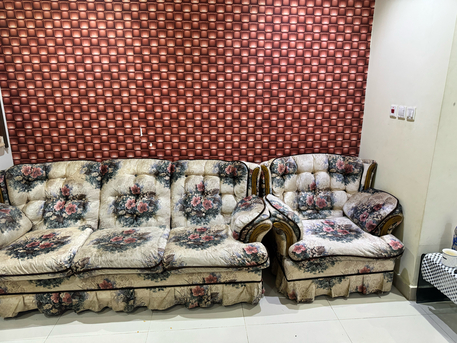 Azizia, Furniture, SAR 590,  5 Seater Sofa Very Good Condition