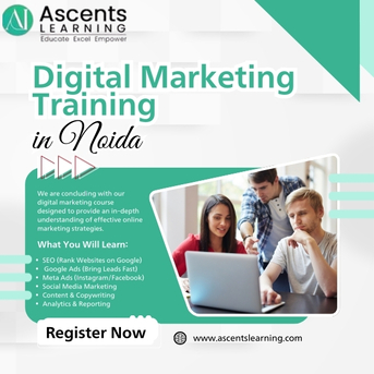 Lucknow, Education, Digital Marketing Training In Noida With Real Projects By Ascents Learning
