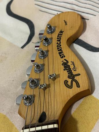 Dammam, Musical Instruments, SAR 890,  Fiery Red Electric Guitar - Stratocaster By Yamaha With Cover