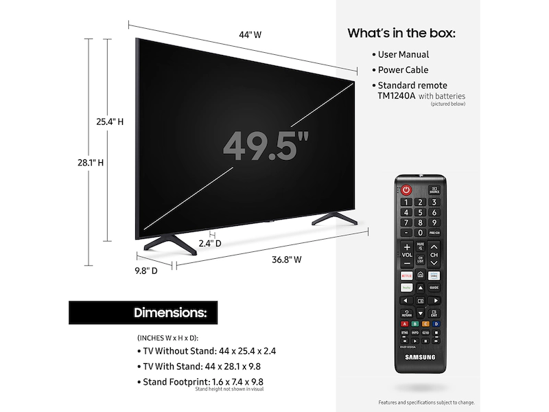 Dammam, Electronics, SAR 950,  SAMSUNG TV 50 Inch Smart TV With Box