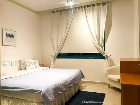 Salmiya, Apartments/Houses, KWD 850/month,  Furnished,  2 BR,  Furnished Sea View 2 Bedroom Apartment For Rent In Salmiya