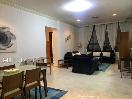 Salmiya, Apartments/Houses, KWD 850/month,  Furnished,  2 BR,  Furnished Sea View 2 Bedroom Apartment For Rent In Salmiya