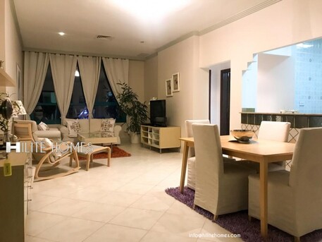 Salmiya, Apartments/Houses, KWD 750/month,  Furnished,  1 BR,  Furnished Seaview One Bedroom Apartment For Rent In Salmiya