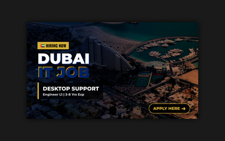 Dubai, Jobs, Gerab System Solutions LLC Is(Dubai) Hiring A Desktop Support Engineer.