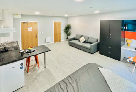London, Apartments, Flats, Houses & Villas, GBP 121/week,  Furnished,  1 BR,  13 Sq. Meter,  Northgate House, Derby Student Accommodation | Graddinghomes