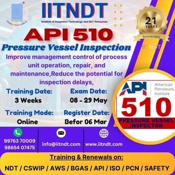 Chennai, Training, Api 510