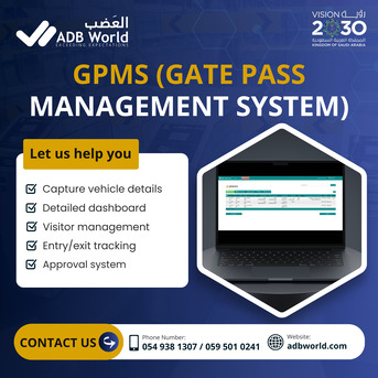 Dammam, Software Development, Gate Pass Management System / Software - Materials, Vehicles, Visitors