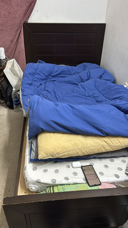 Manama, Furniture, BHD 15,  Single Bed With Mattress 15/- Final Price