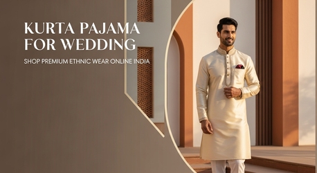 Jharkhand, Clothing & Accessories, INR 1199,  Kurta Pajama For Wedding &ndash; Shop Premium Ethnic Wear Online India