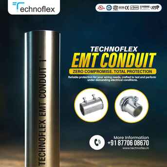 Al-Abdali, Electrical & Plumbing, Technoflex EMT Conduit Pipe | Strong, Flexible & Future-Ready 2026
