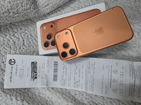 Khobar, Mobile Phones, SAR 4500,  IPhone 17 Pro 256gb Sale Swap With Apple Care Damage Warranty Jarrir Invoice