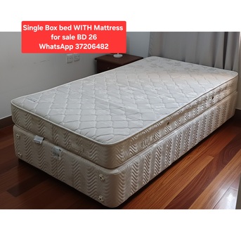 Manama, Furniture, BHD 26,  ✅️ Single Box Bed For Sale In Good Condition With Delivery