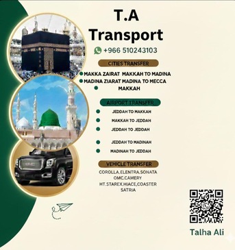 Al-Madinah, Travel, TEXI SERVICE MAKKHA MADINAH ZYARAAT