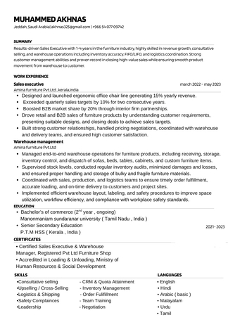 Jeddah, Job Seekers, Sales