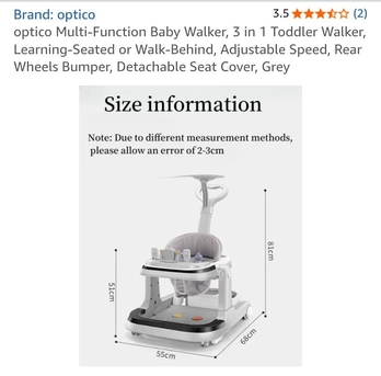 Al Rehab, Baby & Kid Stuff, SAR 50,  3 In 1 Baby Walker