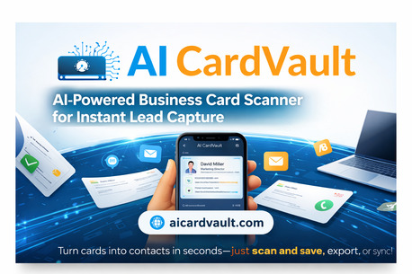 Mumbai, Computer, AI-Powered Business Card Scanner For Instant Lead Capture